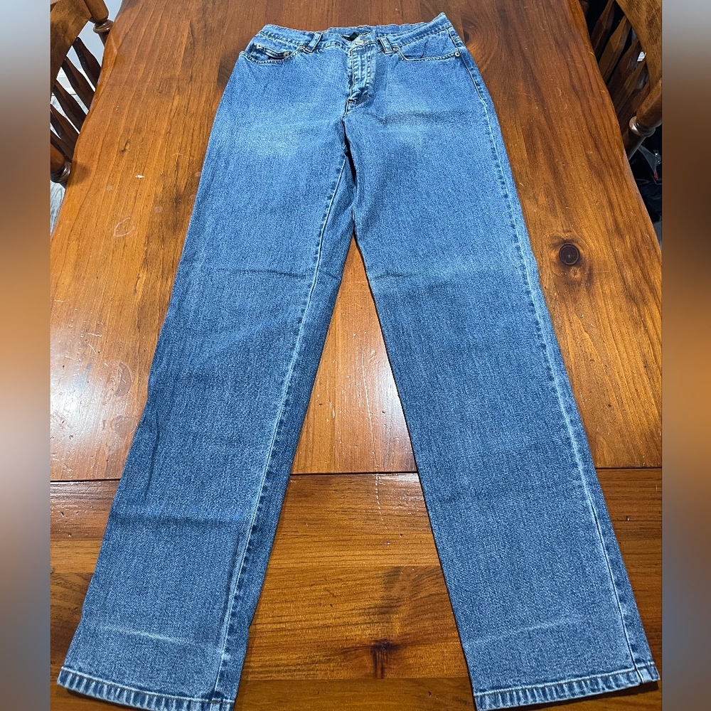 Lauren Jeans Co Ralph Lauren Womens 90s Cotton Blue Denim‎ Bootcut Jeans Size 6
